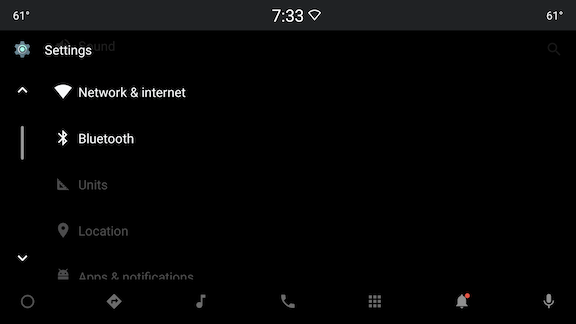 التطبيقات المفعَّلة أثناء القيادة