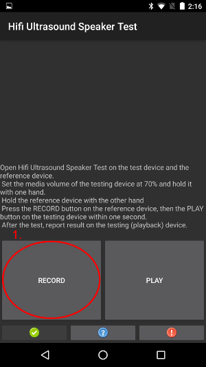 Passaggio 2 dello speaker, dispositivo di riferimento