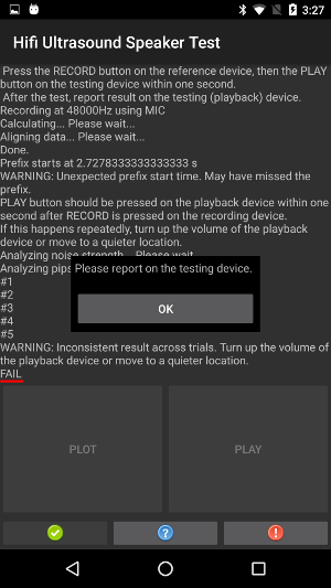 שלב 5ב ברמקולים, מכשיר להתייחסות