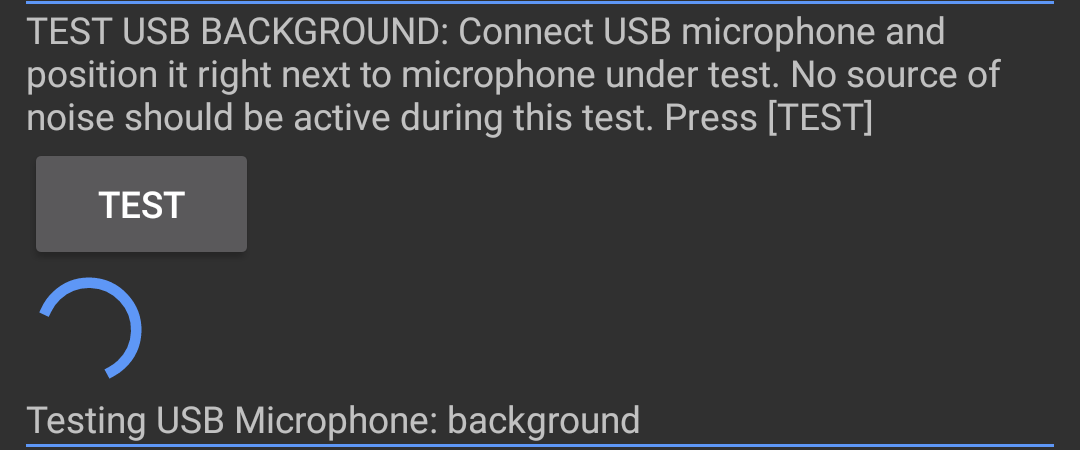 Test çalıştırılıyor