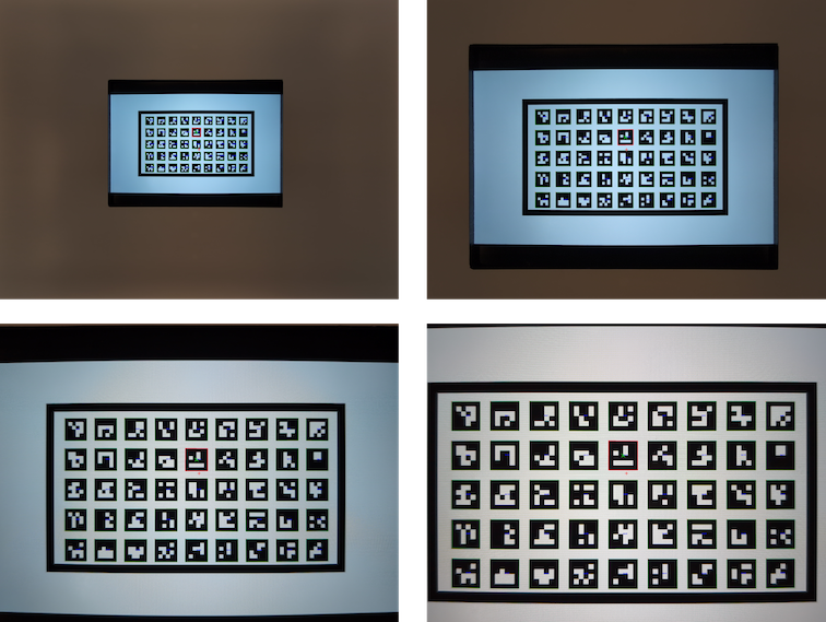 test_zoom เพื่อค้นหาเส้นขอบของเครื่องหมาย ArUco ที่อยู่ใกล้กับกึ่งกลางมากที่สุด