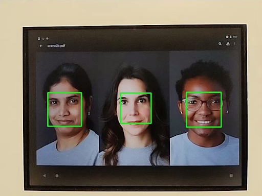 test_num_faces মুখ সনাক্তকরণ মোড 1 উদাহরণ