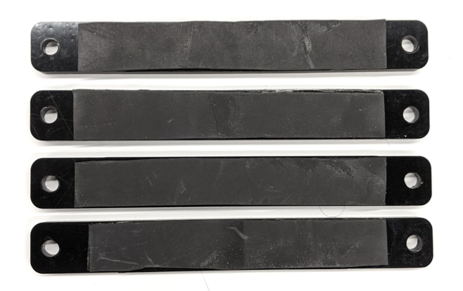 Prender com uma folha de neoprene