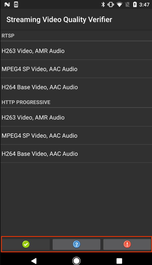 Verifikasi kualitas video streaming