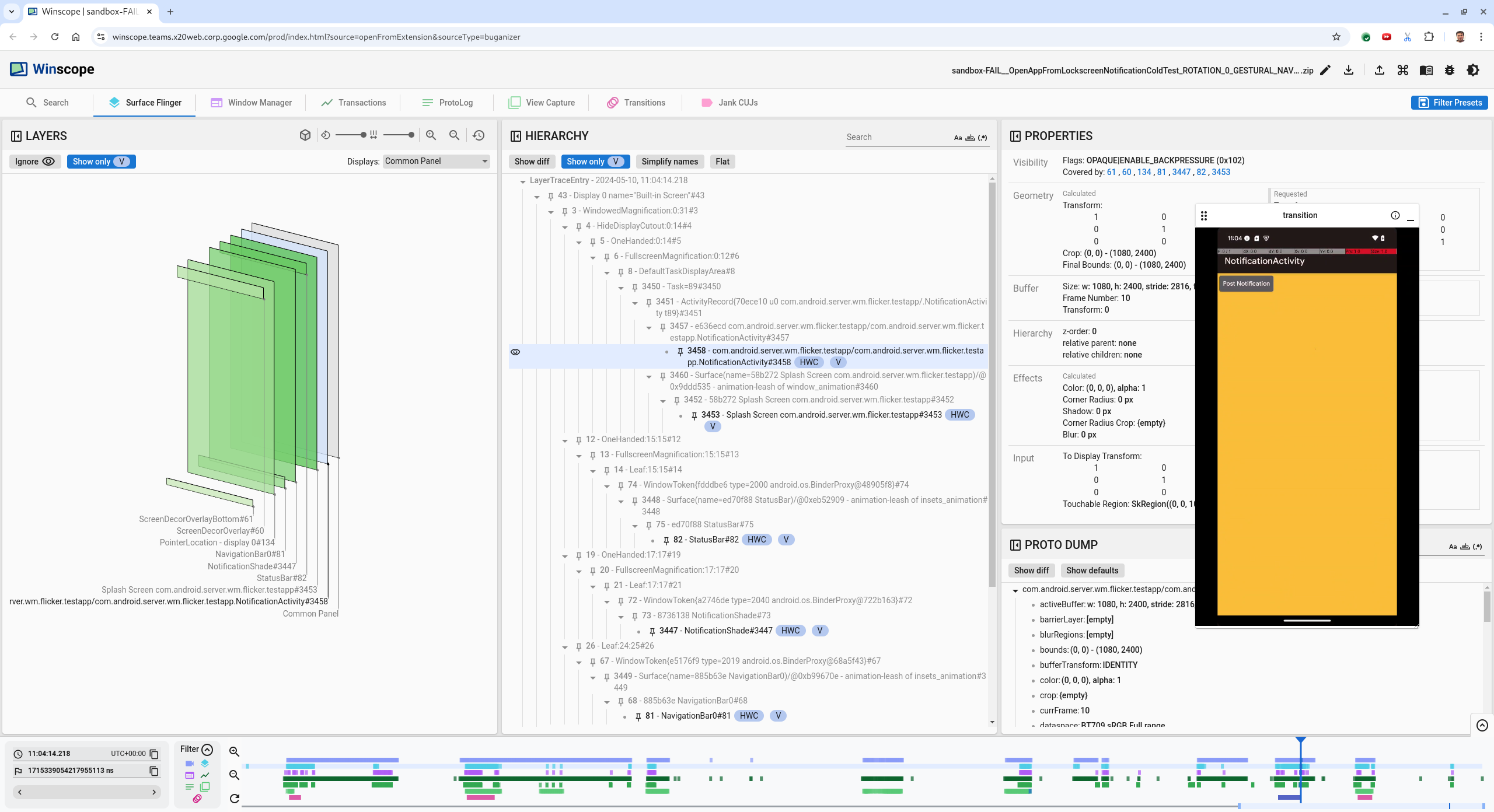 Uygulama başlatıldığında