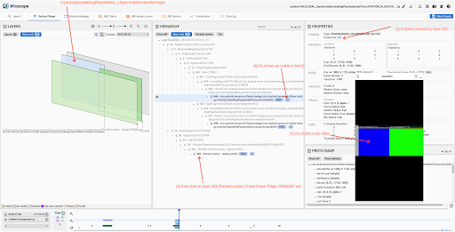 Couche masquée sur SurfaceFlinger