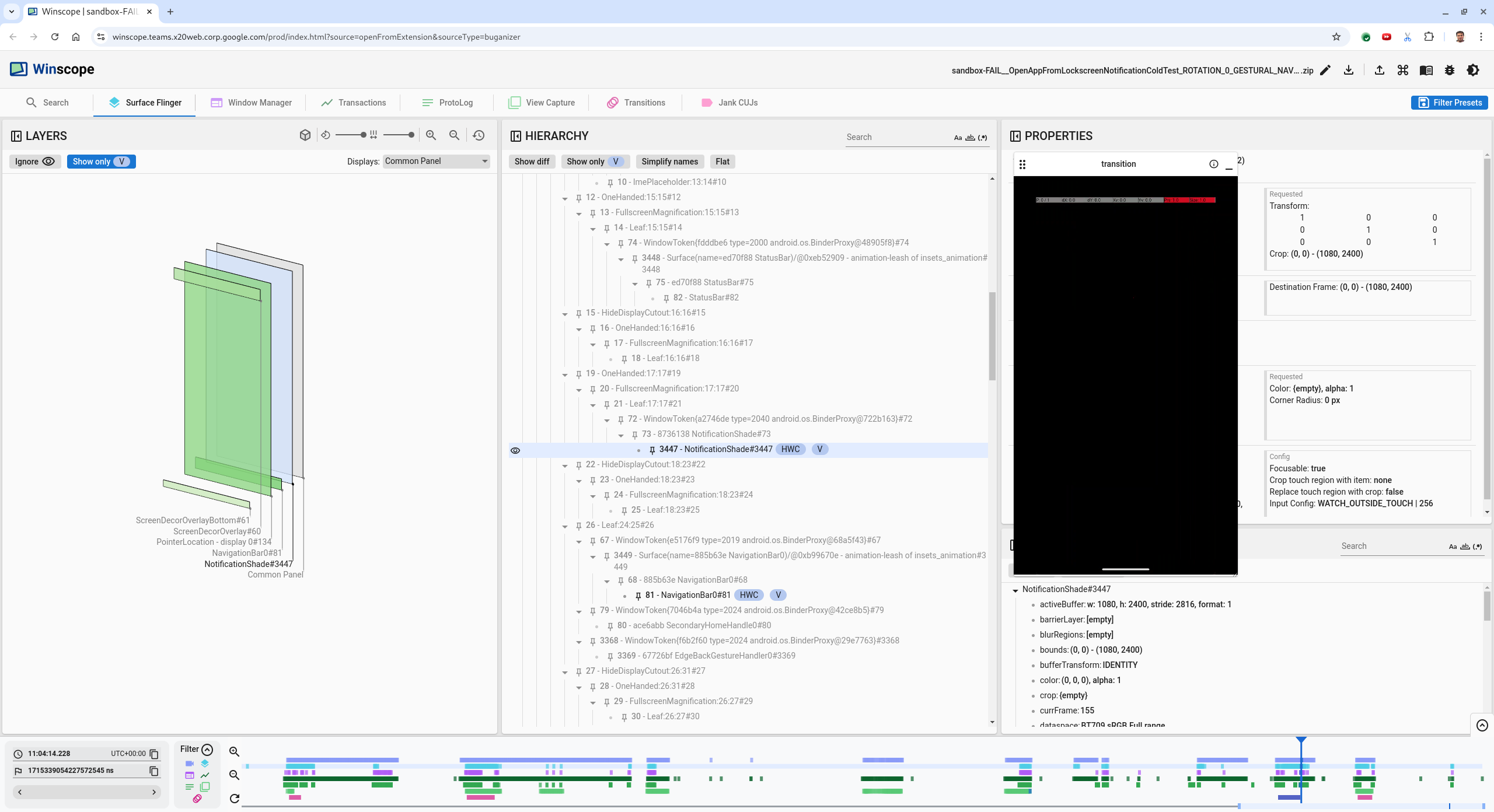 Activité de clignotement
