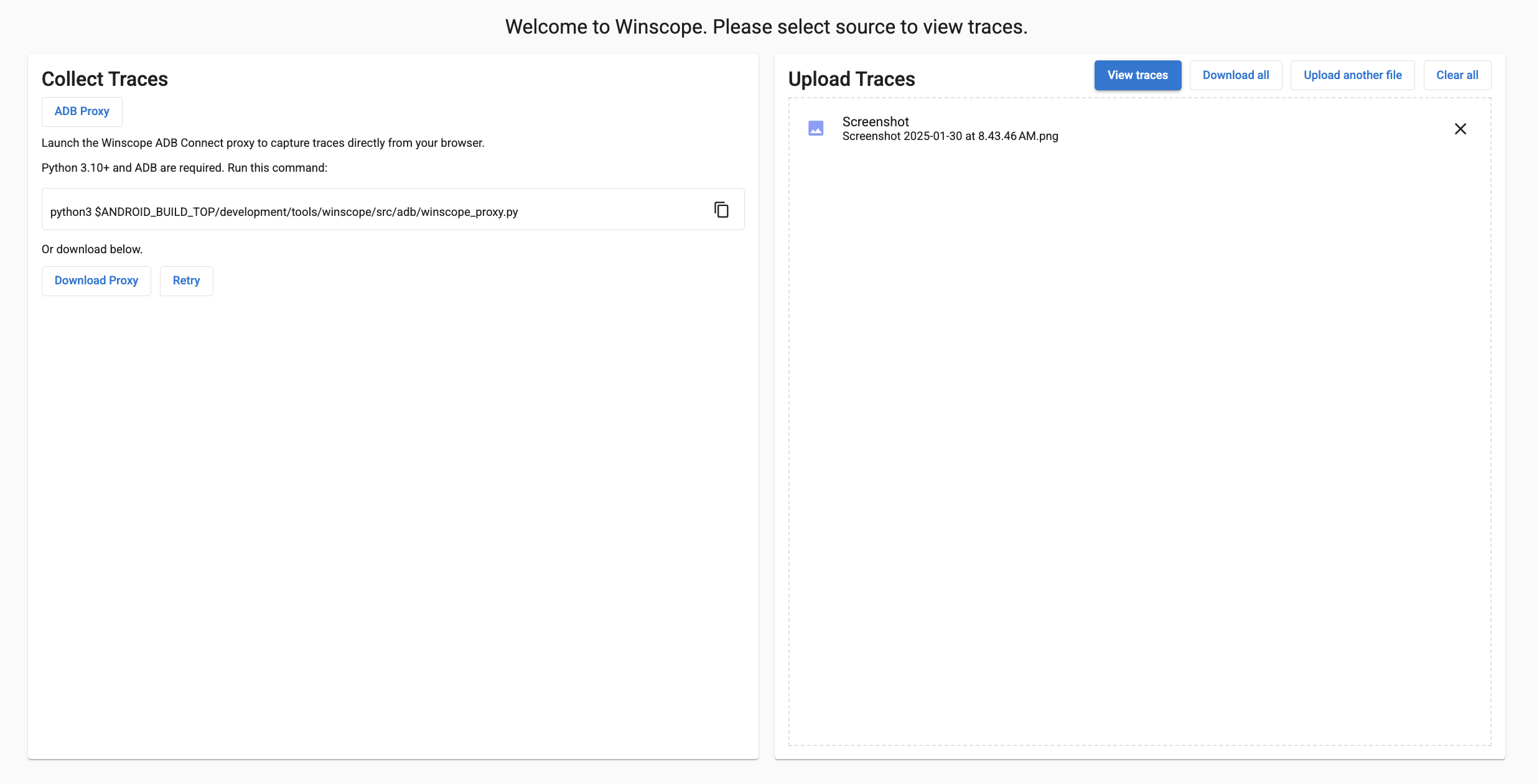 upload_traces_winscope Upload traces in Winscope