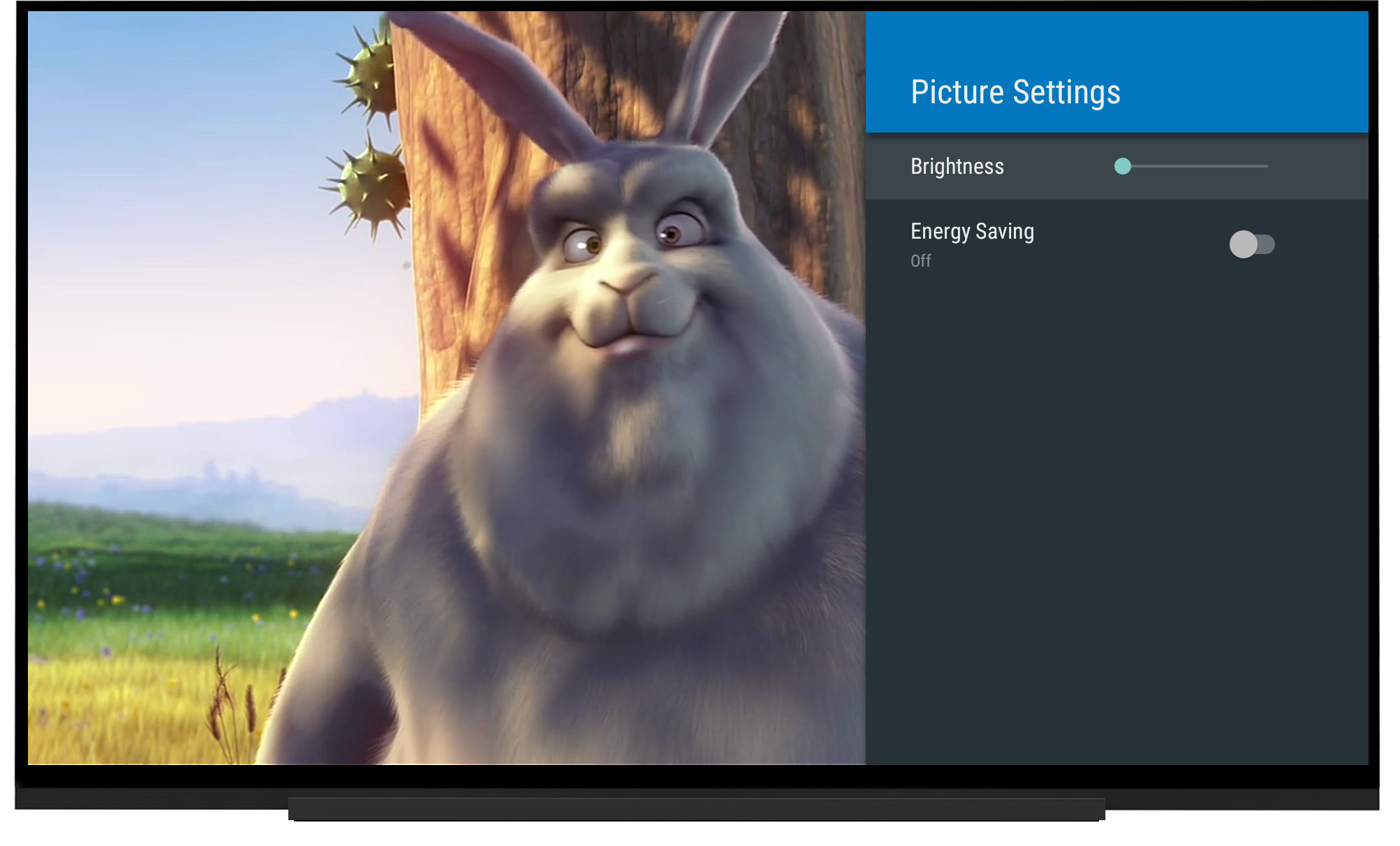 Esempi di opzioni per la TV personalizzata.