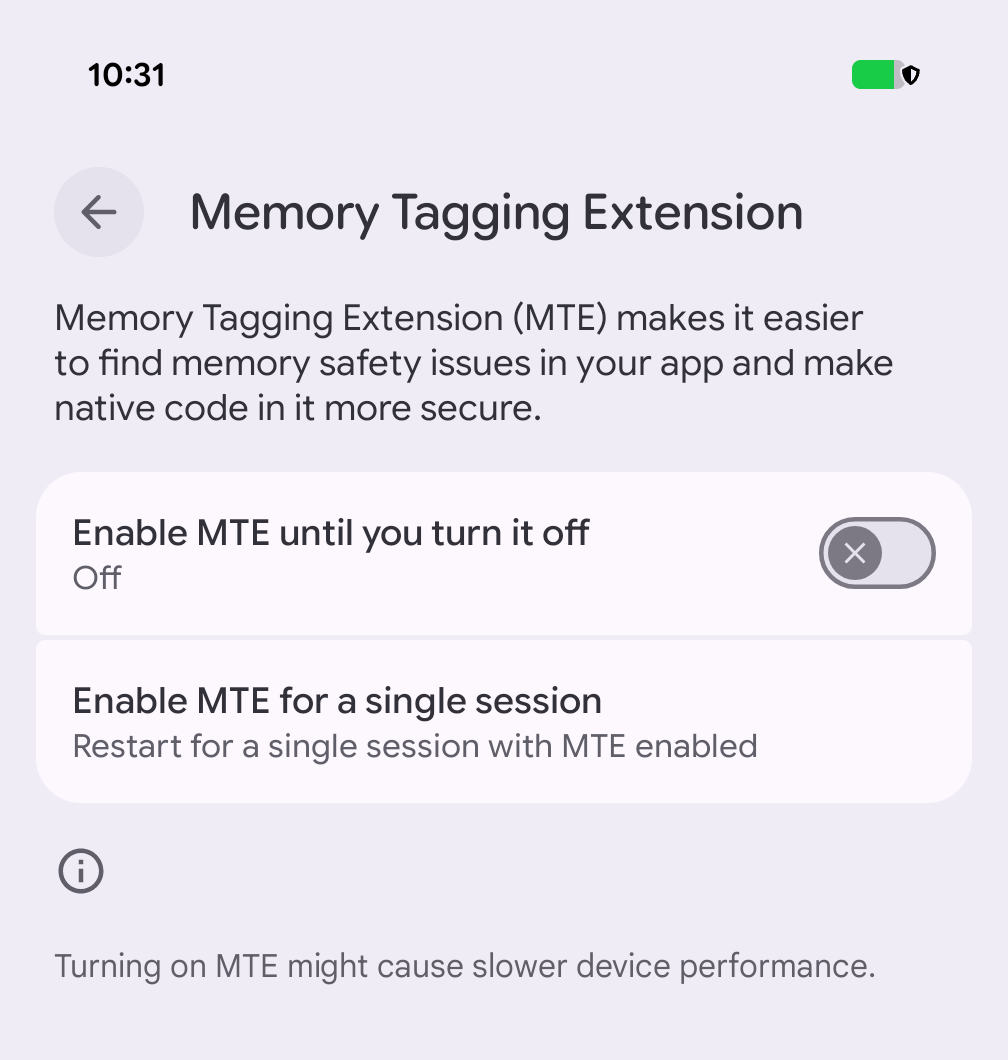 Opção para desenvolvedores da MTE