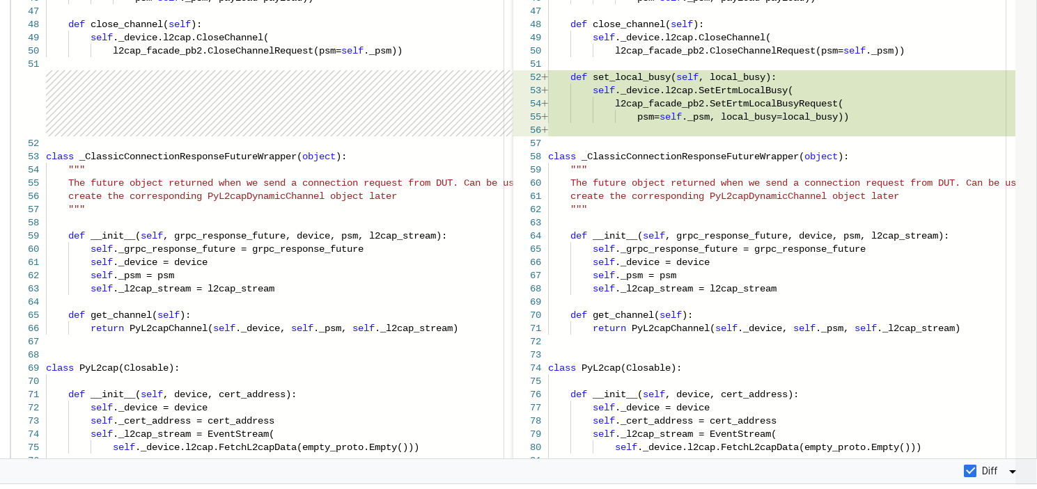 Visualizzare le differenze nei file