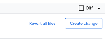 Bouton "Revert all files" (Annuler les modifications dans tous les fichiers)